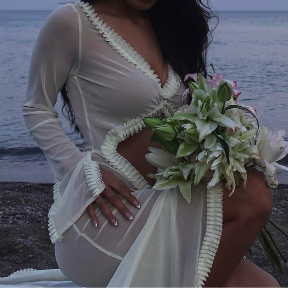 Mesh maxi dress - Picture 4 of 6